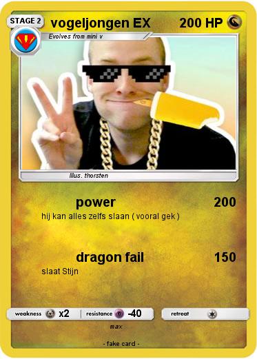 Pokemon vogeljongen EX