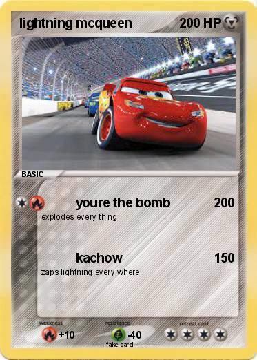 Pokemon lightning mcqueen