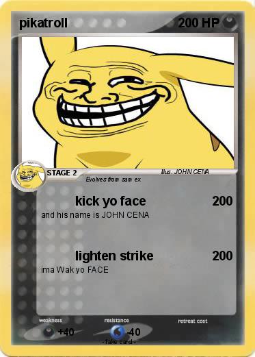 Pokemon pikatroll