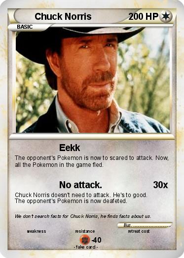 Pokemon Chuck Norris