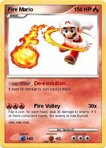 Pokemon Fire Mario