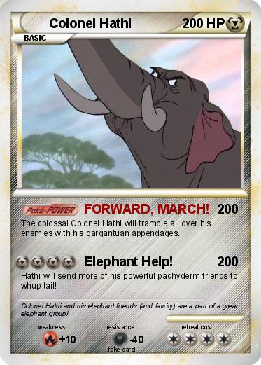 Pokemon Colonel Hathi