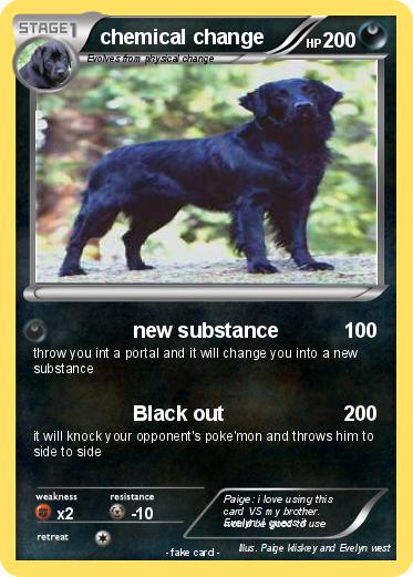 Pokemon chemical change