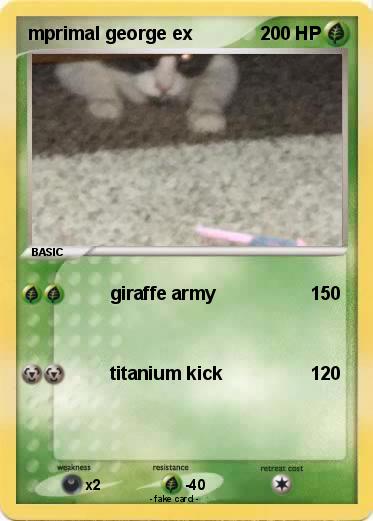 Pokemon mprimal george ex
