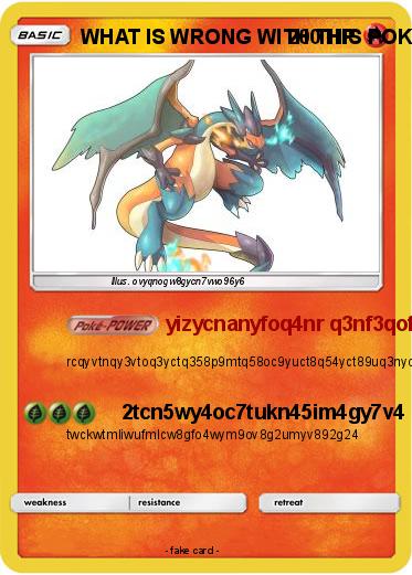 Pokemon WHAT IS WRONG WITH THIS POKEMON?!?!?!?!?!?!?!