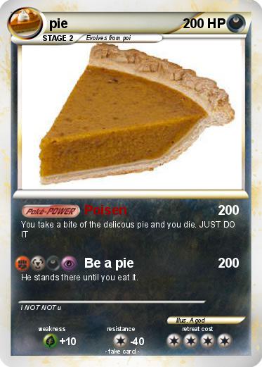 Pokemon pie