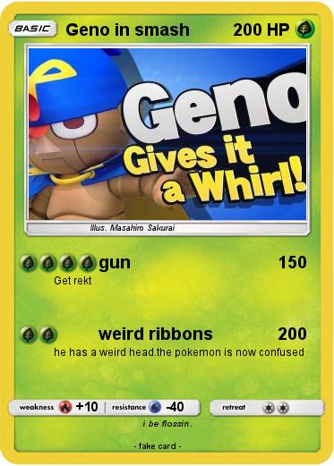 Pokemon Geno in smash