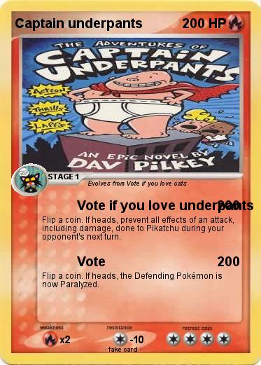 Pokemon Captain underpants