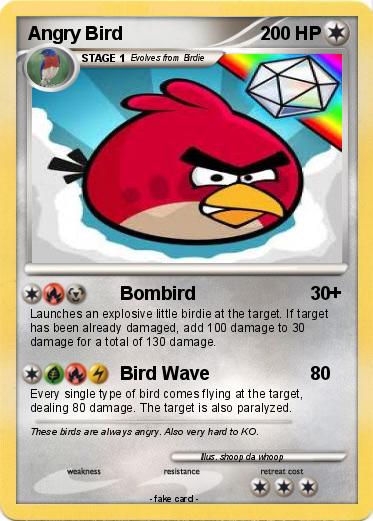 Pokemon Angry Bird