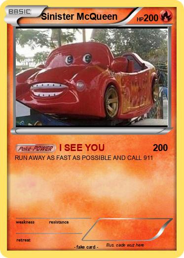 Pokemon Sinister McQueen