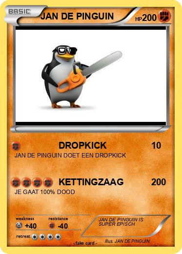 Pokemon JAN DE PINGUIN