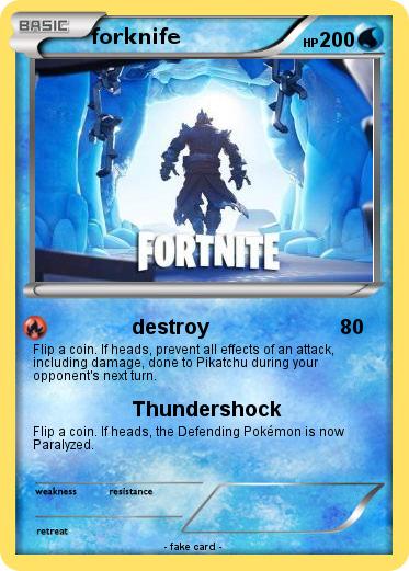 Pokemon forknife
