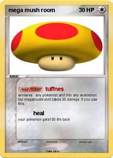 Pokemon mega mush room