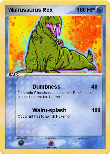 Pokemon Walrusaurus Rex