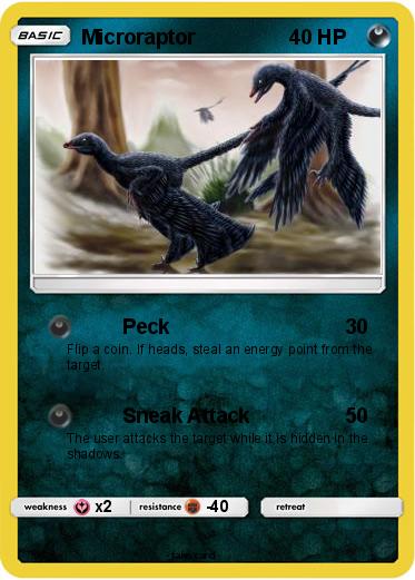 Pokemon Microraptor