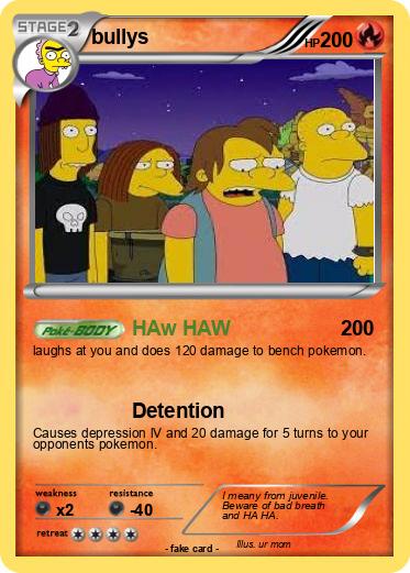 Pokemon bullys