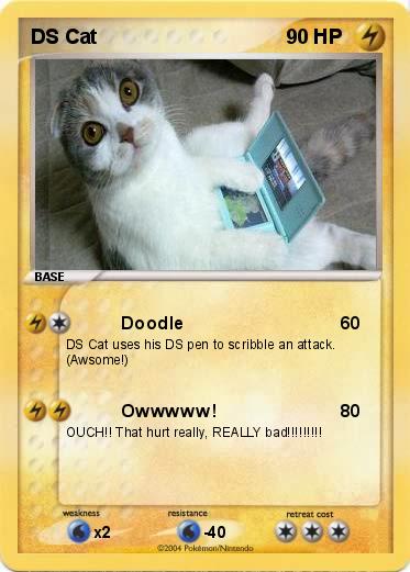 Pokemon DS Cat