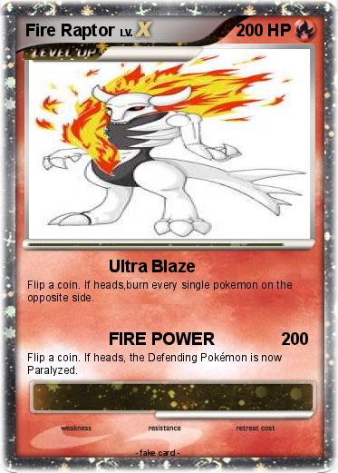 Pokemon Fire Raptor