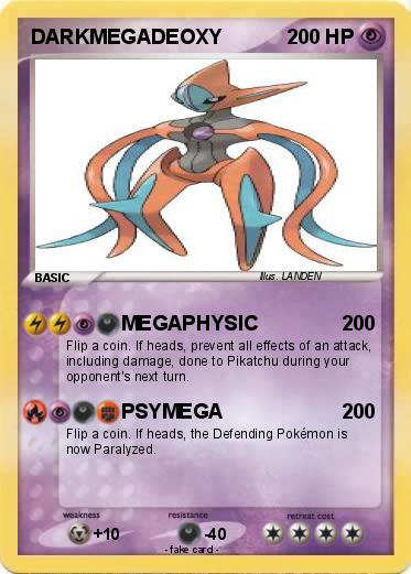 Pokemon DARKMEGADEOXY