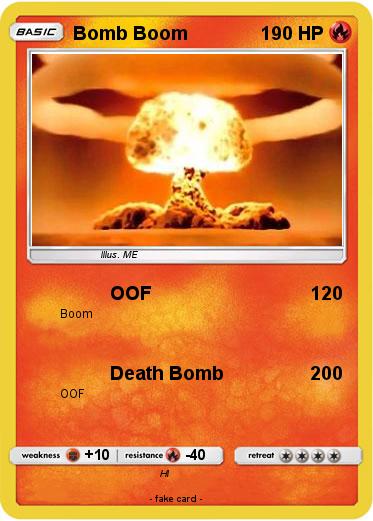 Pokemon Bomb Boom Pokemon Bomb Boom