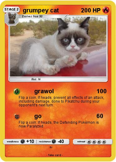 Pokemon grumpey cat