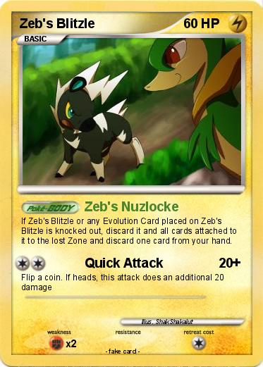 Pokemon Zeb's Blitzle