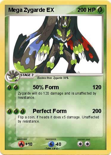 Pokemon Mega Zygarde EX