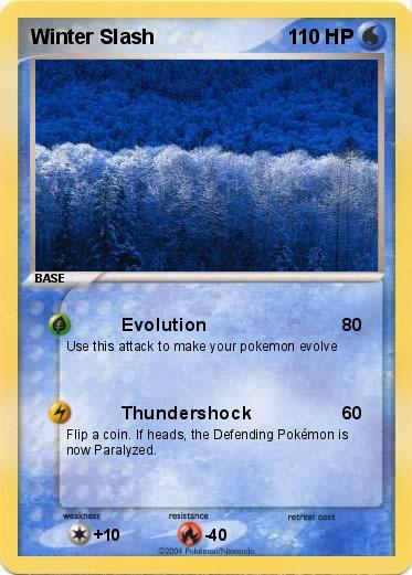 Pokemon Winter Slash