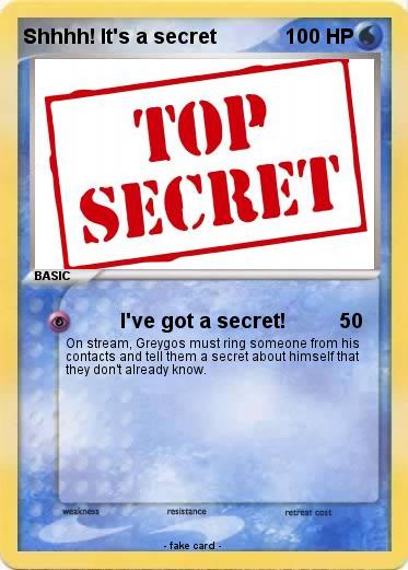 Pokemon Shhhh! It's a secret