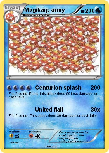 Pokemon Magikarp army