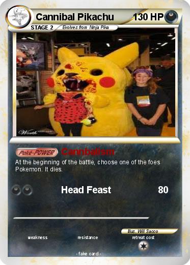 Pokemon Cannibal Pikachu