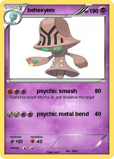 Pokemon beheeyem