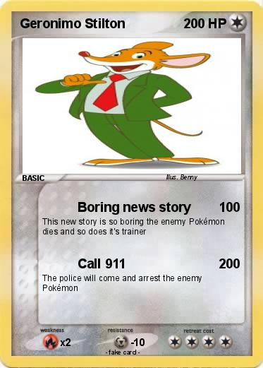 Pokemon Geronimo Stilton