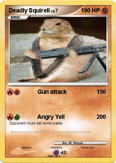 Pokemon Deadly Squirell
