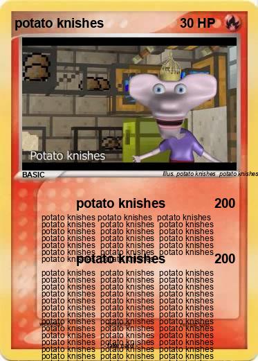 Pokemon potato knishes