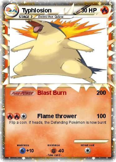 Pokemon Typhlosion