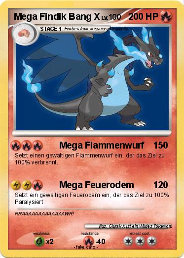 Pokemon Mega Findik Bang X