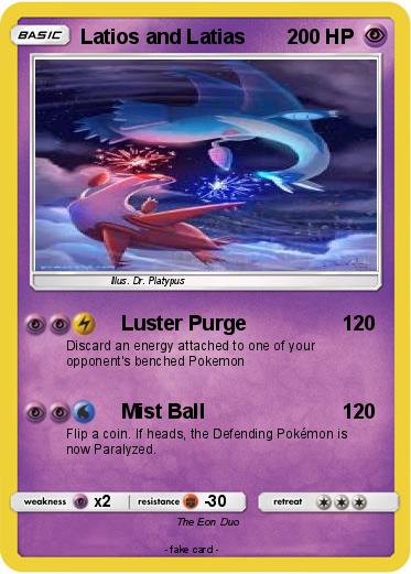 Pokemon Latios and Latias