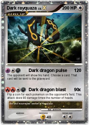 Pokemon Dark rayquaza