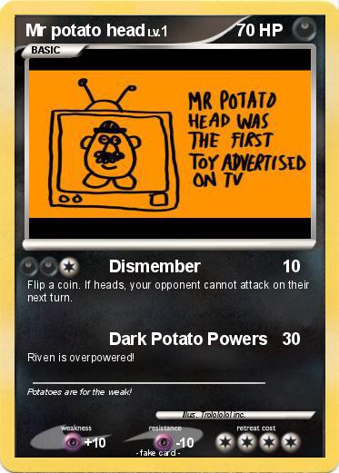 Pokemon Mr potato head
