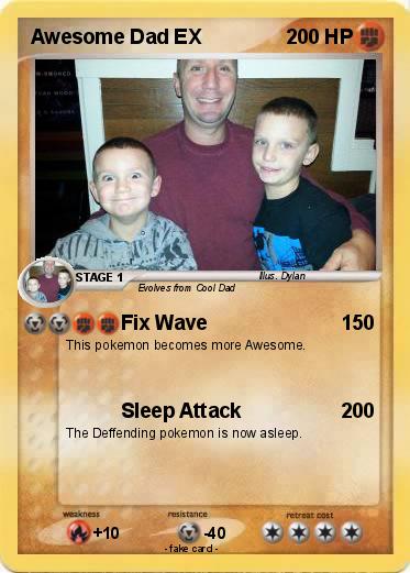 Pokemon Awesome Dad EX