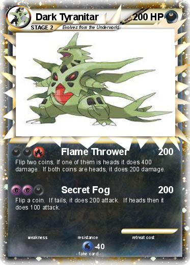 Pokemon Dark Tyranitar