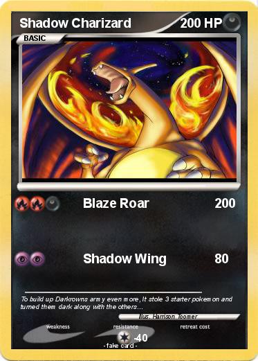 Pokemon Shadow Charizard