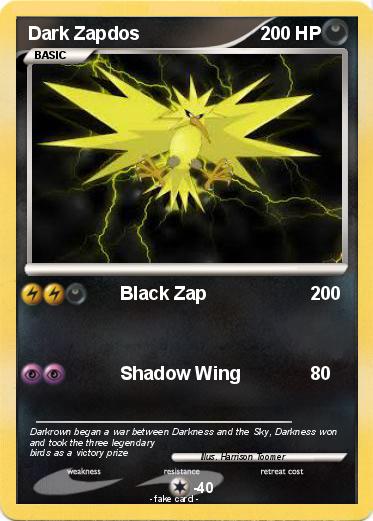 Pokemon Dark Zapdos
