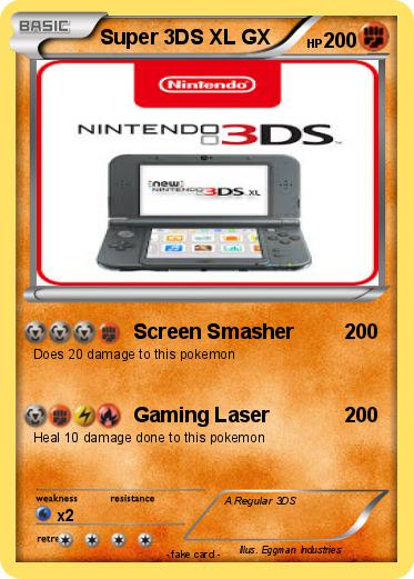 Pokemon Super 3DS XL GX