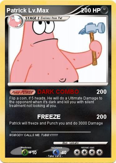 Pokemon Patrick Lv.Max