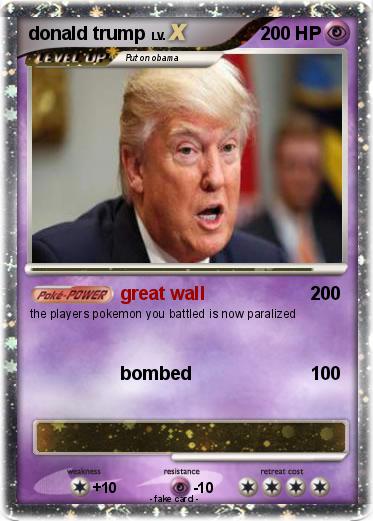 Pokemon donald trump