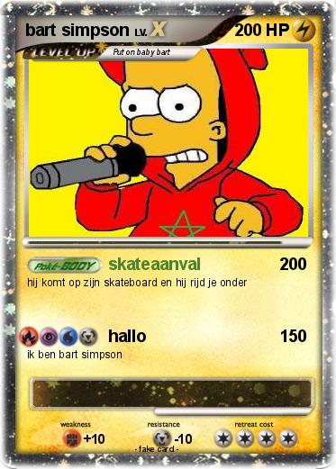 Pokemon bart simpson