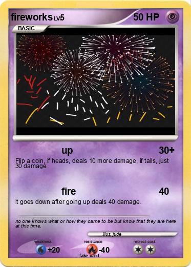 Pokemon fireworks