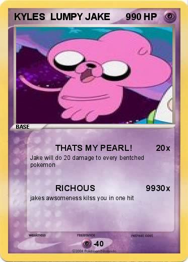 Pokemon KYLES  LUMPY JAKE      9